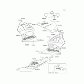 Схема вузла: Decals(green/black)(zx600-j3) для Kawasaki ZX600 Ninja ZX-6R