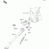 Схема узла: Stand(s) для Kawasaki ZR1000 Z1000