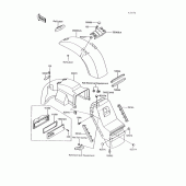 Схема вузла: Крило для Kawasaki ZG1200 Voyager XII