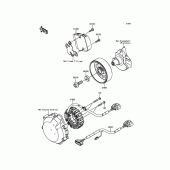 Схема узла: Генератор для Kawasaki ZX1400 ZZR1400 ABS