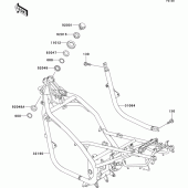 Схема вузла: Рама для Kawasaki ER500 ER-5