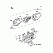 Схема узла: Meter(s) для Kawasaki ZX1000 Z1000SX ABS