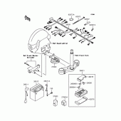 Схема вузла: Електроустаткування для Kawasaki ZR750 Zephyr