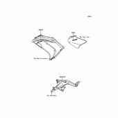 Схема вузла: Decals(Black) для Kawasaki EX650 ER-6F