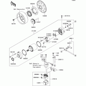 Схема узла: Starter motor для Kawasaki ZR1000 Z1000 ABS