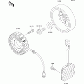 Схема узла: Генератор для Kawasaki ZX600 Ninja ZX-6R