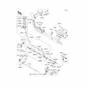 Схема узла: Задний тормозной цилиндр для Kawasaki VN2000 Vulcan 2000 Limited