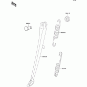 Схема вузла: Stand(s) для Kawasaki ZR550 Zephyr