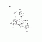 Схема вузла: Крило для Kawasaki EX250 ZZR250