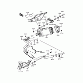 Схема вузла: Глушник для Kawasaki EX250 Ninja 250