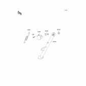 Схема вузла: Stand(s) для Kawasaki KLE250 Anhelo