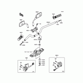 Схема узла: Руль для Kawasaki ZR1200 ZRX1200 DAEG
