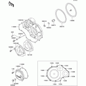 Схема вузла: Engine cover(s) для Kawasaki ZG1000 1000GTR