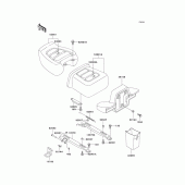 Схема узла: Сиденье для Kawasaki ZG1200 Voyager XII