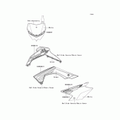 Схема вузла: Decals(bcf) для Kawasaki KLX140 KLX140L