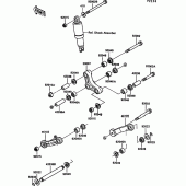 Схема узла: Подвеска для Kawasaki ZX900 GPZ900R