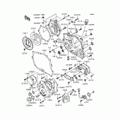 Схема узла: Крышка двигателя для Kawasaki KLX250 D-Tracker