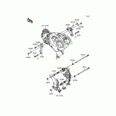 Схема вузла: Кріплення двигуна для Kawasaki ZX1400 Ninja ZX-14R ABS 30TH