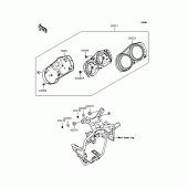 Схема узла: Панель приборов для Kawasaki ZR1200 ZRX1200 DAEG