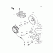 Схема вузла: Генератор для Kawasaki ZR750 ZR-7