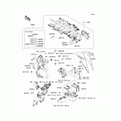 Схема вузла: Електроустаткування для Kawasaki EX650 Ninja 650