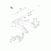 Схема вузла: Swing arm для Kawasaki ZR750 Zephyr