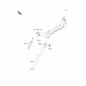 Схема вузла: Stand(s) для Kawasaki KLX110 KLX110