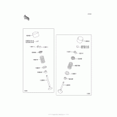 Схема вузла: Клапан для Kawasaki ZX1400 Ninja ZX-14R ABS