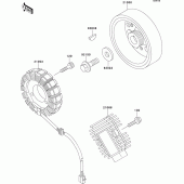 Схема узла: Генератор для Kawasaki ZX600 ZZ-R600