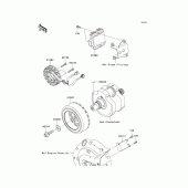 Схема вузла: Генератор для Kawasaki VN900 Vulcan 900 Custom