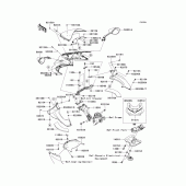 Схема вузла: Cowling(1/2)(upper)(edf/edfa) для Kawasaki ZX1400 Ninja ZX-14R