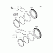 Схема узла: Колеса (Шины) для Kawasaki BJ250 250TR