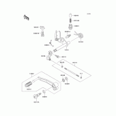 Схема узла: Переключатель передач для Kawasaki ZR750 ZR-7