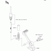 Схема вузла: Лапка гальма для Kawasaki ZR1000 Z1000 ABS