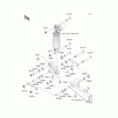 Схема вузла: Задня підвіска для Kawasaki ZX636 Ninja ZX-6R