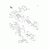 Схема вузла: Taillight(s) для Kawasaki KL650 KLR650