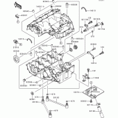 Схема вузла: Картер двигуна для Kawasaki ZX600 Ninja ZX-6R