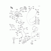 Схема вузла: Масляний насос для Kawasaki VN1500 VN1500 Classic FI