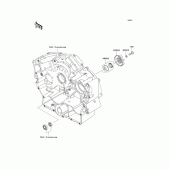 Схема вузла: Водяний насос Kawasaki VN900 Vulcan 900 Custom