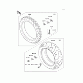 Схема вузла: Шини для Kawasaki VN2000 Vulcan 2000 Classic LT