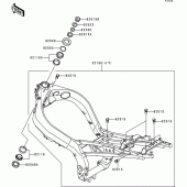 Схема узла: Рама для Kawasaki ZX900 Ninja ZX-9R