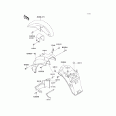 Схема вузла: Крило для Kawasaki ZG1000 Concours