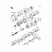 Схема вузла: Balancer для Kawasaki ZR1200 ZRX1200 DAEG