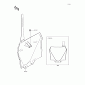 Схема вузла: Аксесуари для Kawasaki KX85 KX85-II
