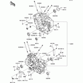 Схема вузла: Картер двигуна для Kawasaki VN900 VN900 Custom