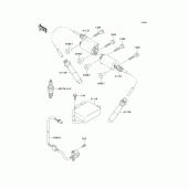 Схема вузла: Ignition system для Kawasaki VN250 Eliminator 250V