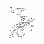 Схема вузла: Oil Pan для Kawasaki ER650 Z650 ABS