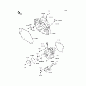 Схема узла: Engine cover(s) для Kawasaki KLX140 KLX140L