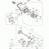 Схема вузла: Tail lamp для Kawasaki VN750 VN750 Twin