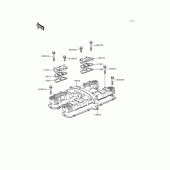 Схема узла: Клапанная крышка для Kawasaki KZ1000 Police